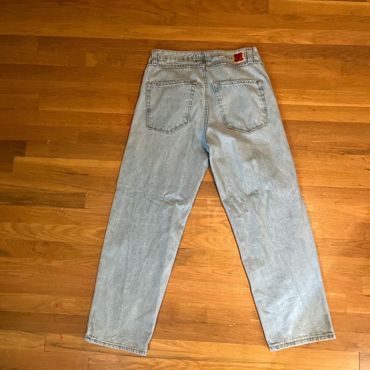 light blue empyre jeans size 30 loose fit - Depop