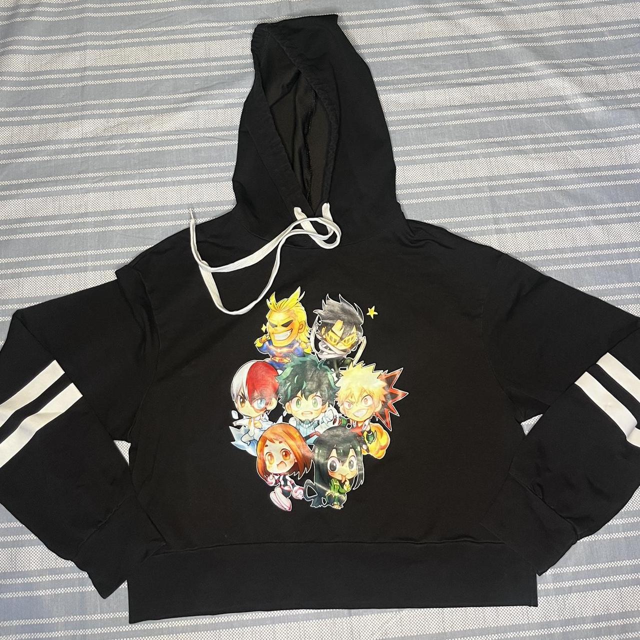 My Hero Academia FancyQube hoodie cropped size. Depop