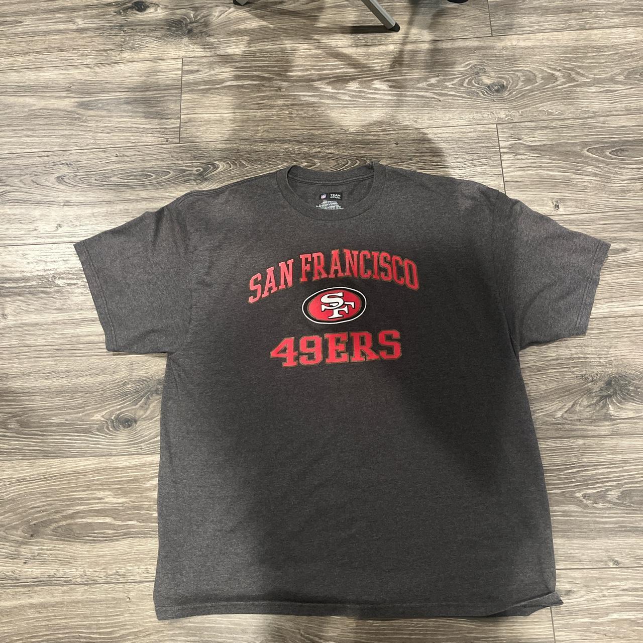 2XL grey San Francisco 49ers NFL team appears t shirt - Depop