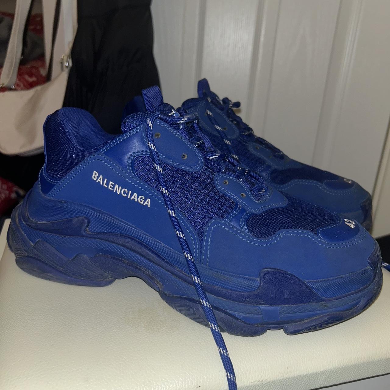 Balenciaga triple sale s dark blue