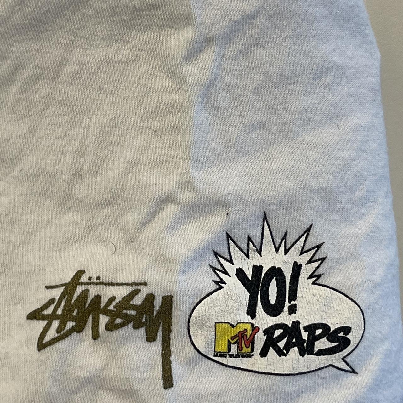 Stussy X Slick Rick “Yo MTV Rap” Tee, Sz:XL , 8/10
