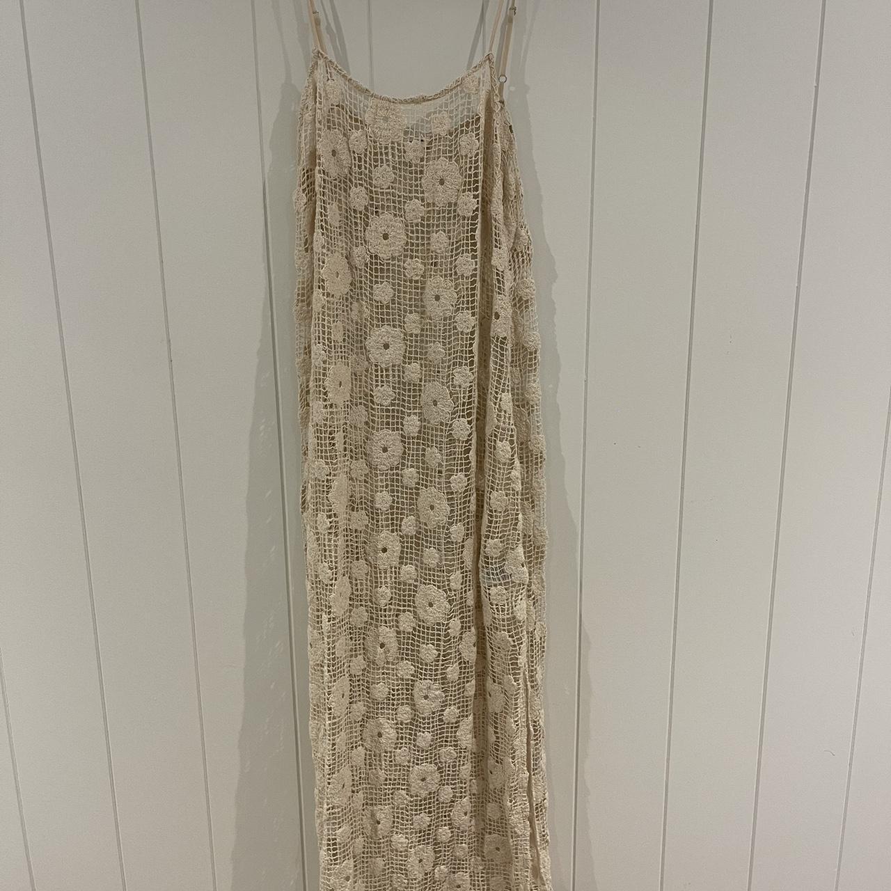 Crochet midi dress from cotton on super cute over Depop