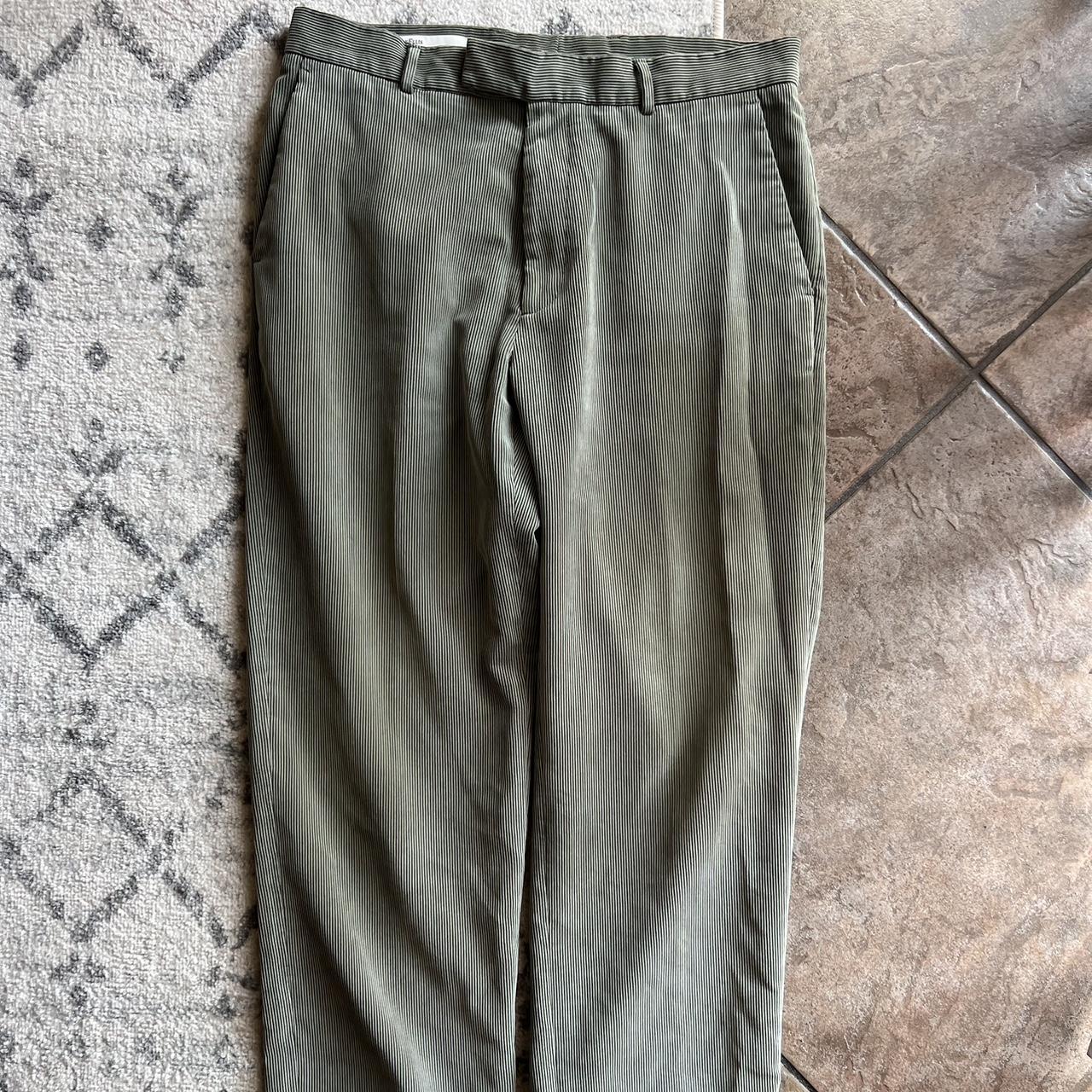 Sage Green Perry Ellis Corduroy Pants (34x30) - Depop
