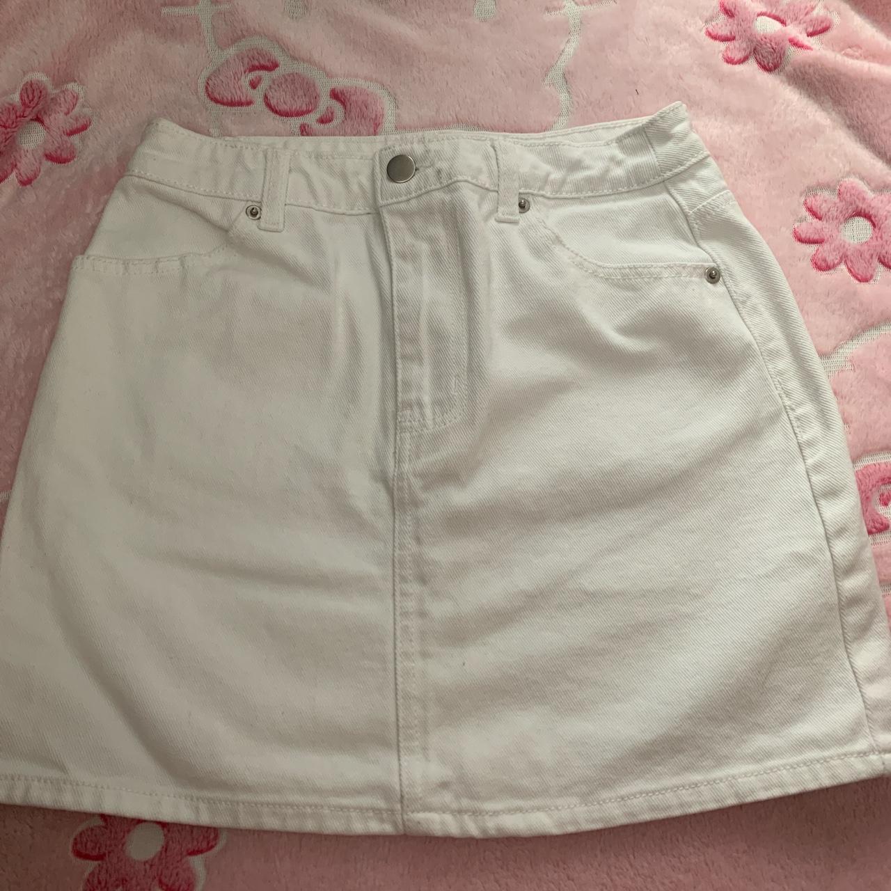 White denim 2024 skirt size 20