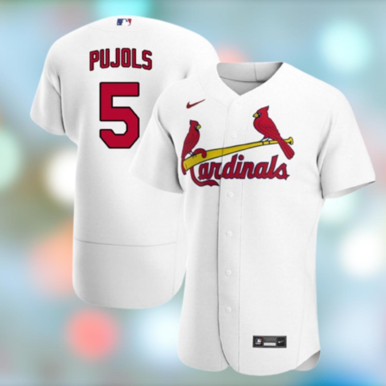 MLB St. Louis Cardinals Baseball Pujols Red Jersey - Depop