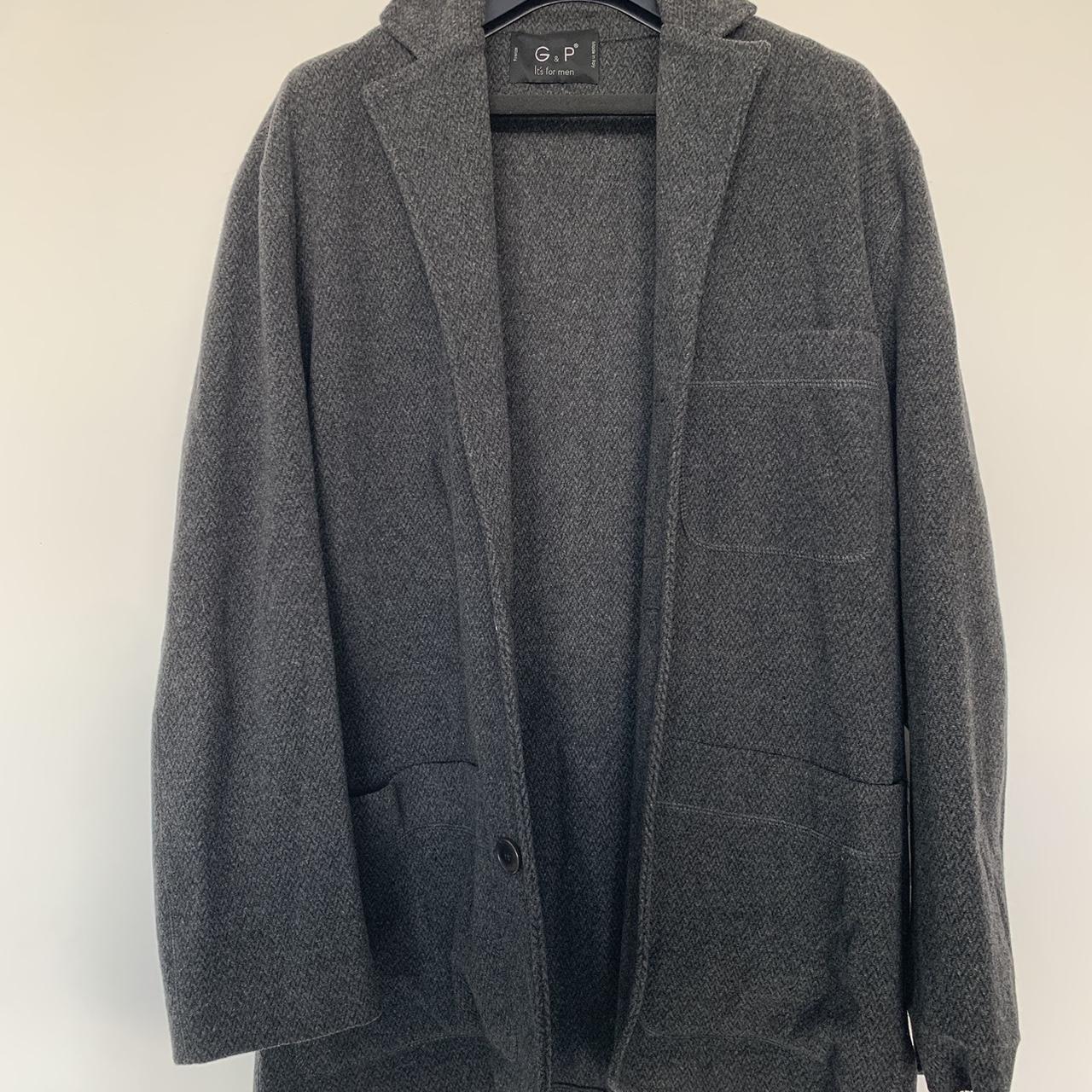 Vintage G&P wool overcoat made in Italy... - Depop