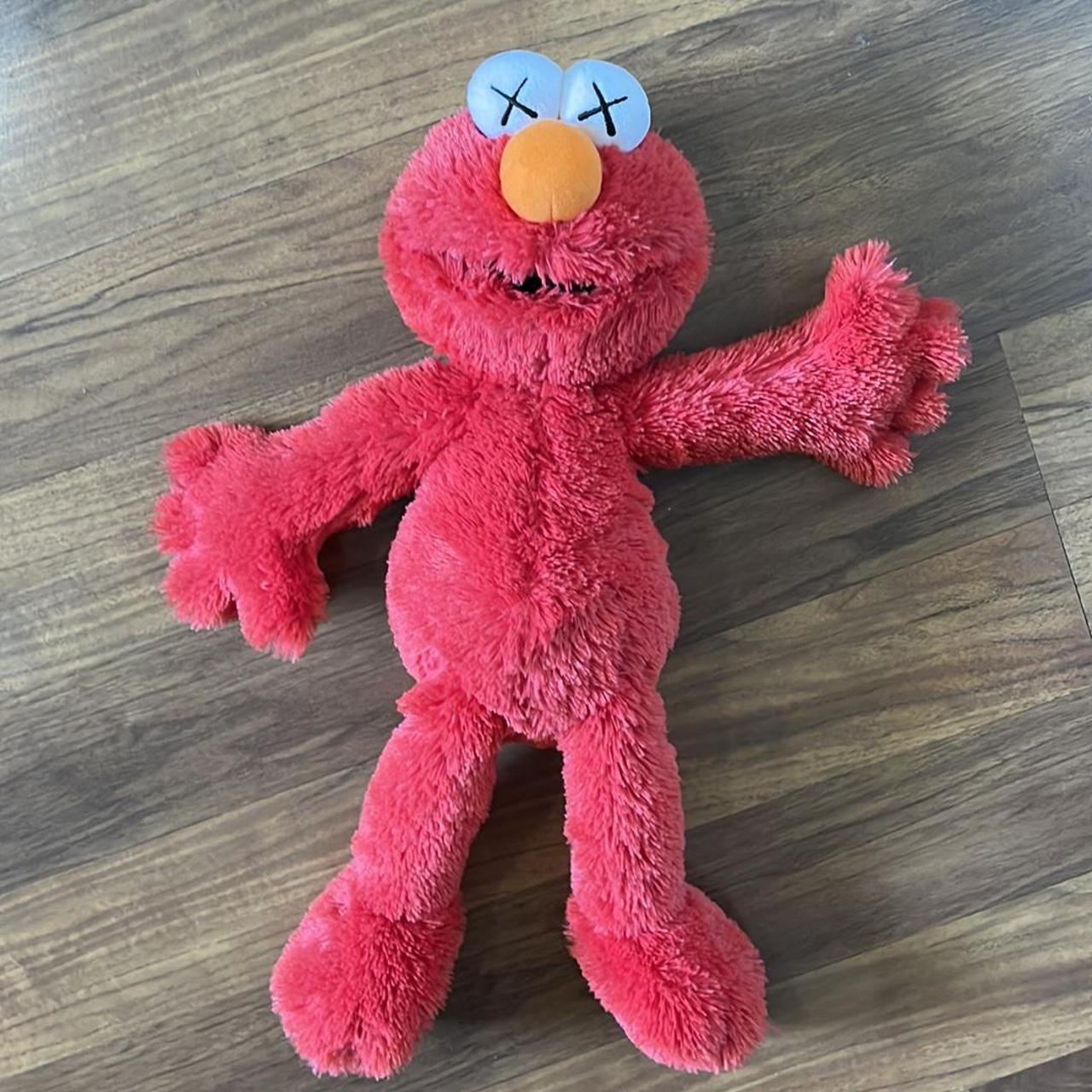 Kaws x Sesame Street Plush Elmo, Cookie monster, - Depop