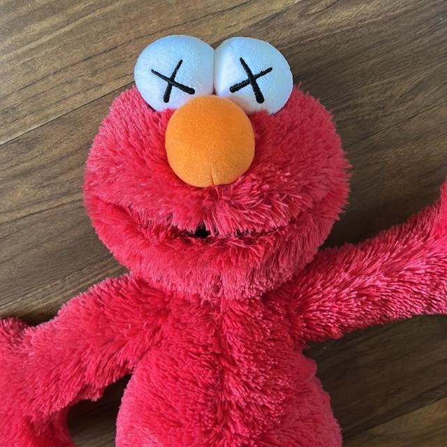 Kaws x Sesame Street Plush Elmo, Cookie monster, - Depop