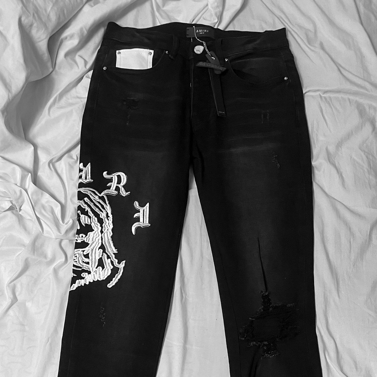 Amiri jeans Black Size 30 amiri Depop