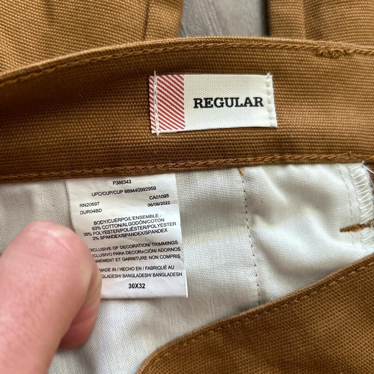 New brown carpenter dickies. Only worn twice Size -... - Depop