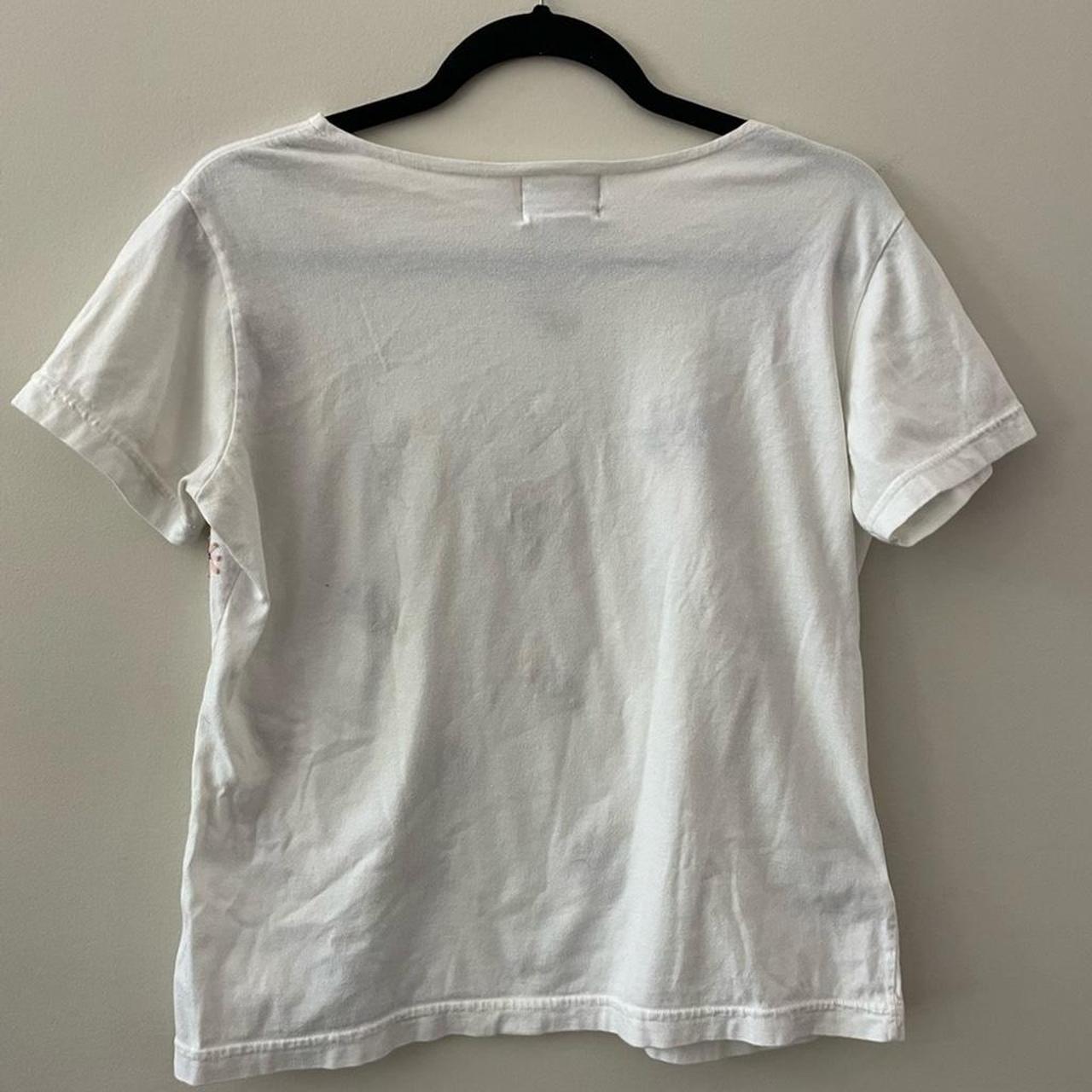 Susan Bristol Women's T-shirt - White/Purple - S … - image 4