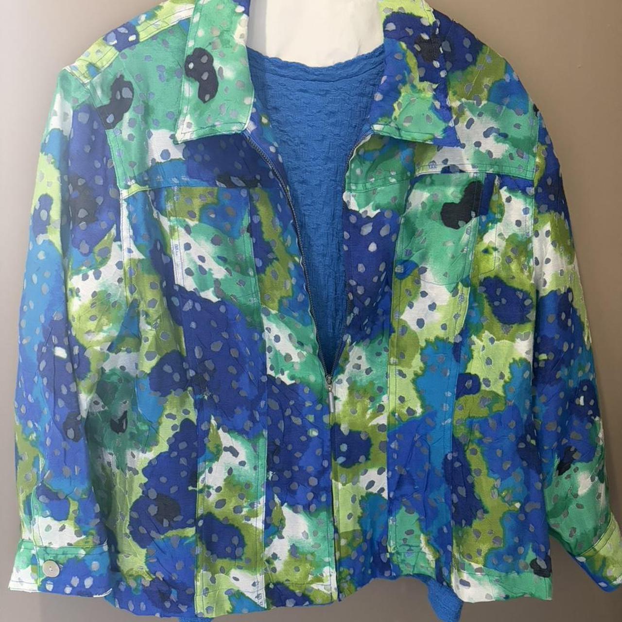 Ruby Rd. Women's Lightweight Jacket - Multi/Blue … - image 1