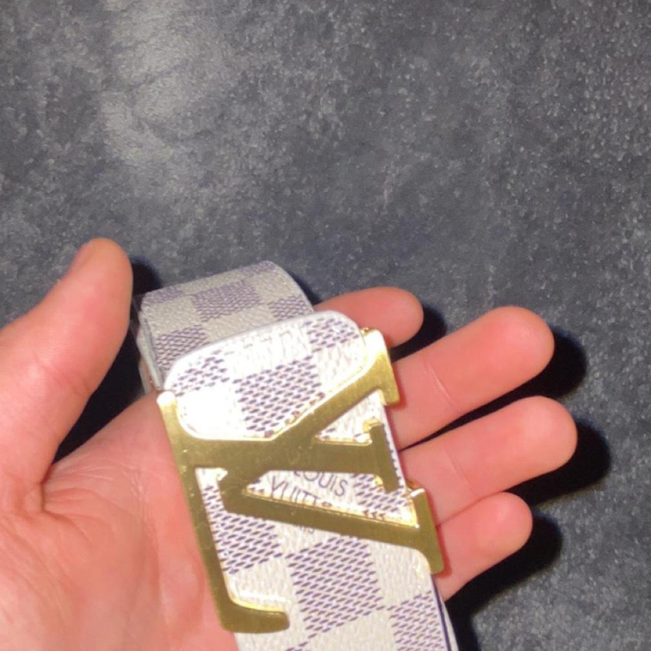 White Lv belt Depop