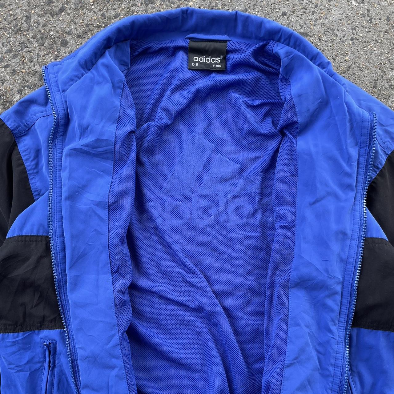 Vintage parachute Adidas track jacket. Full zip... | Depop