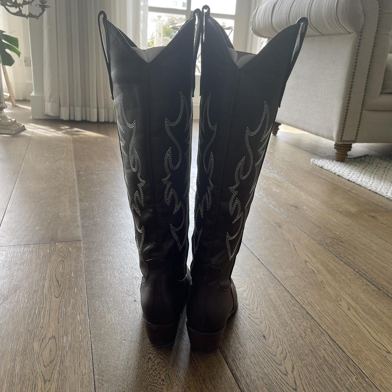 Billini • Cowboy boots • knee high boots • Heeled... - Depop
