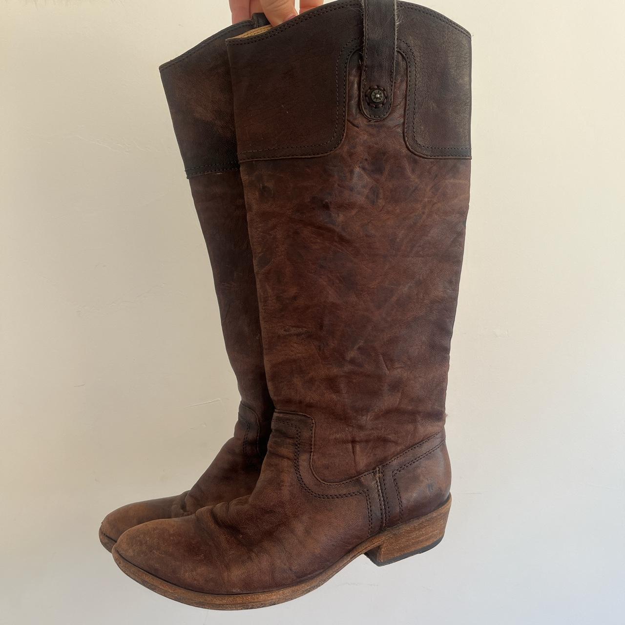 frye western booties