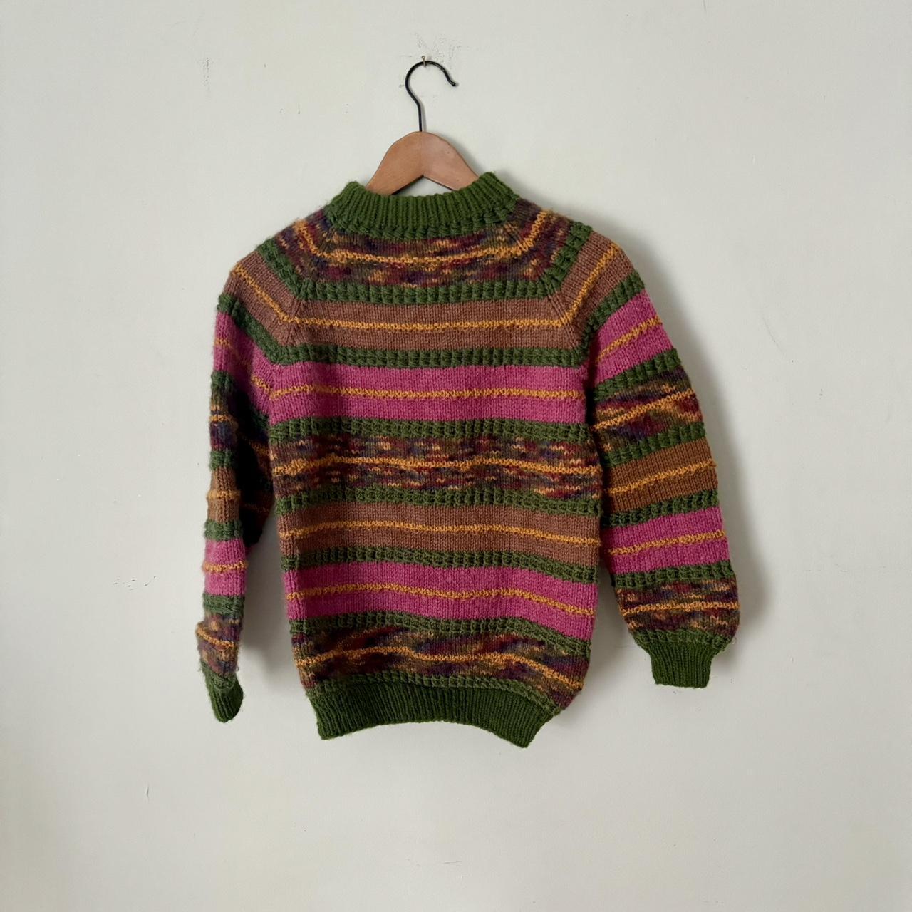 Super cool wool sweater. Measurements in photos. In... - Depop