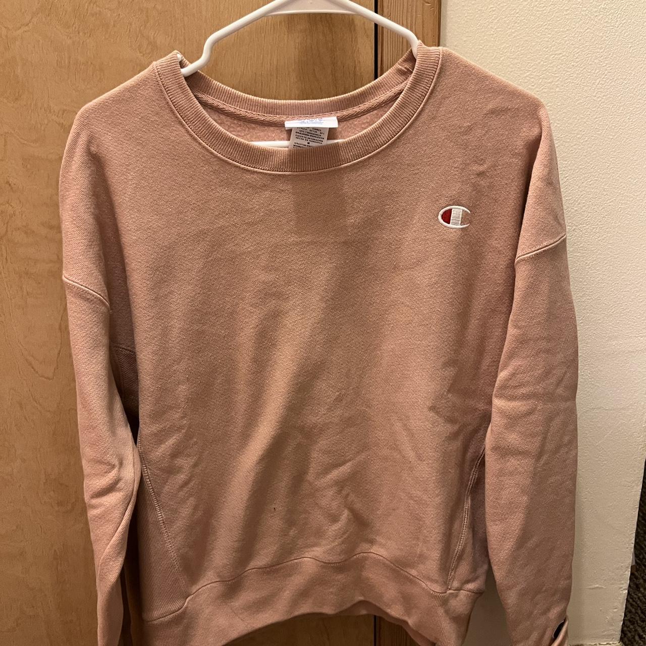 Champion sweatshirt peach best sale