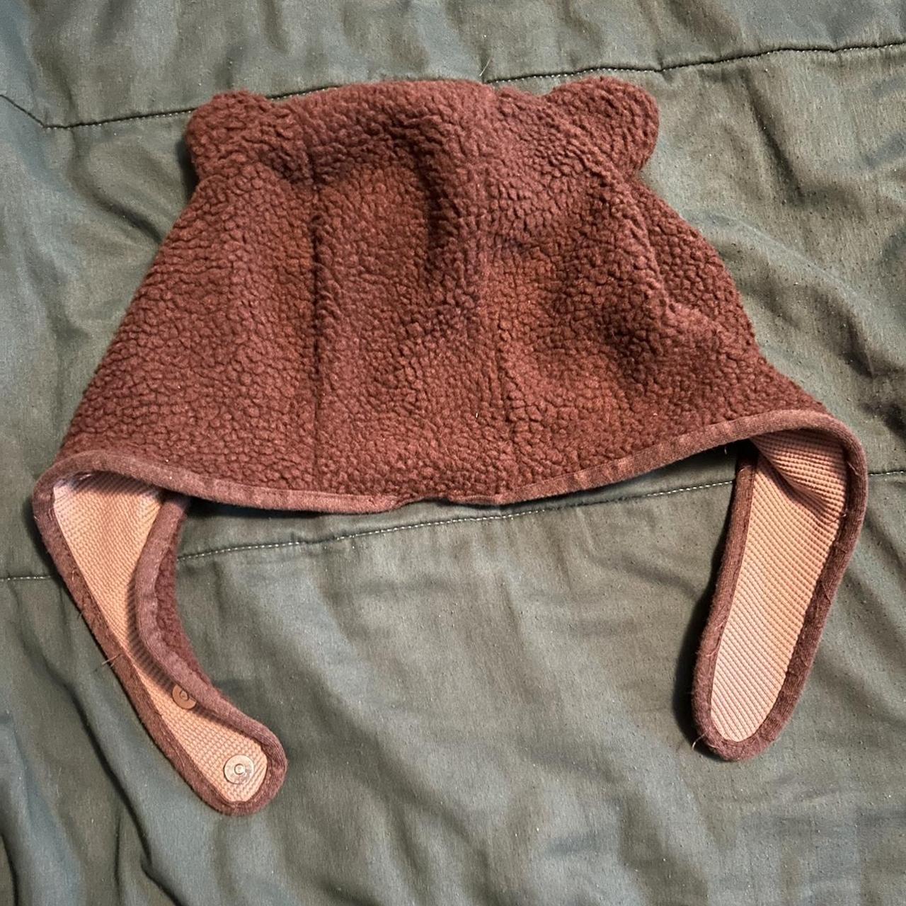 safety bear hat warm, cozy, perfect for the... Depop