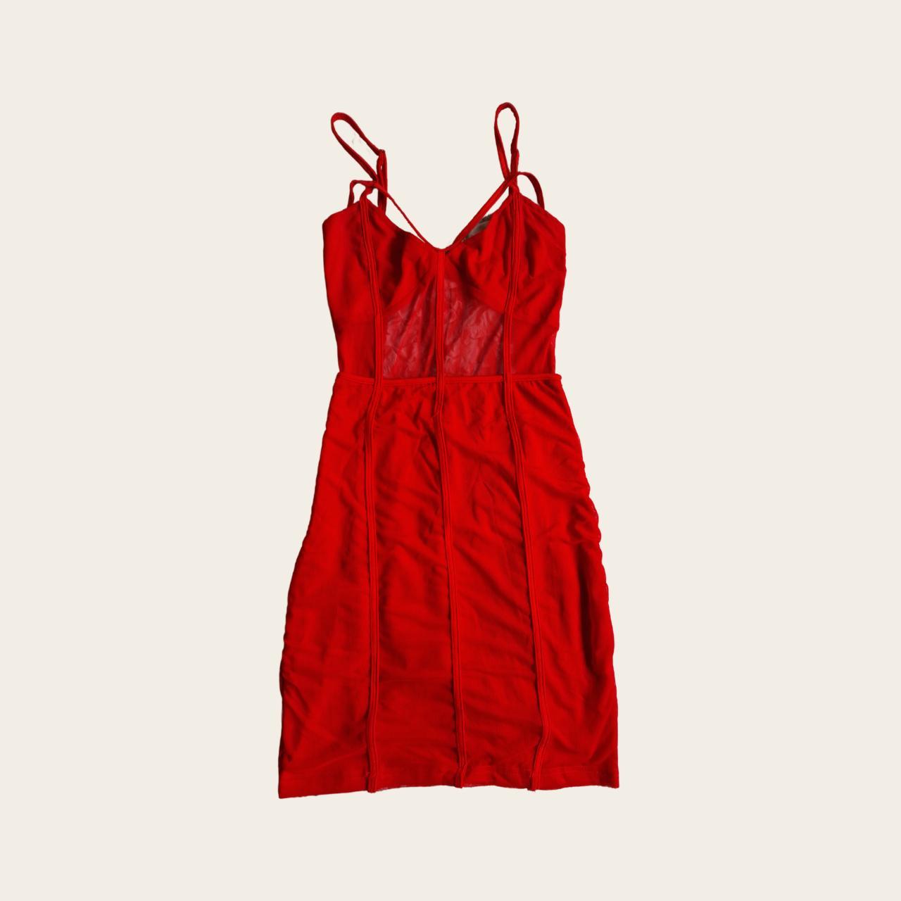 Red Bodycon Corset Dress A stunning ensemble... - Depop