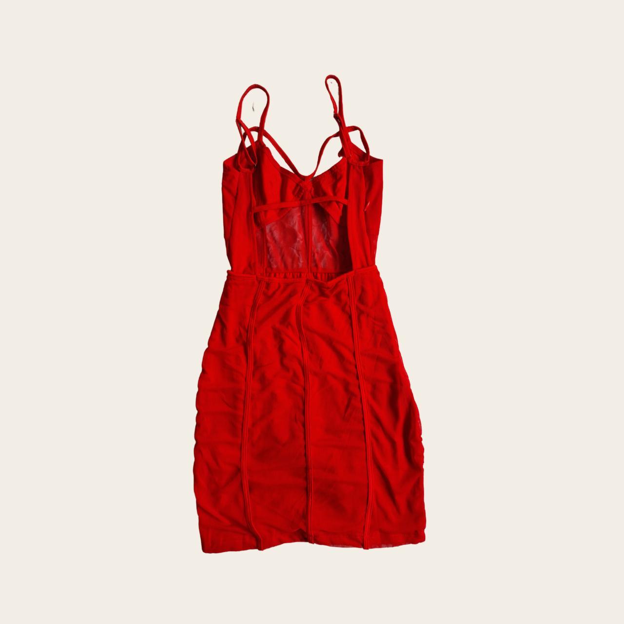 Red Bodycon Corset Dress A stunning ensemble... - Depop