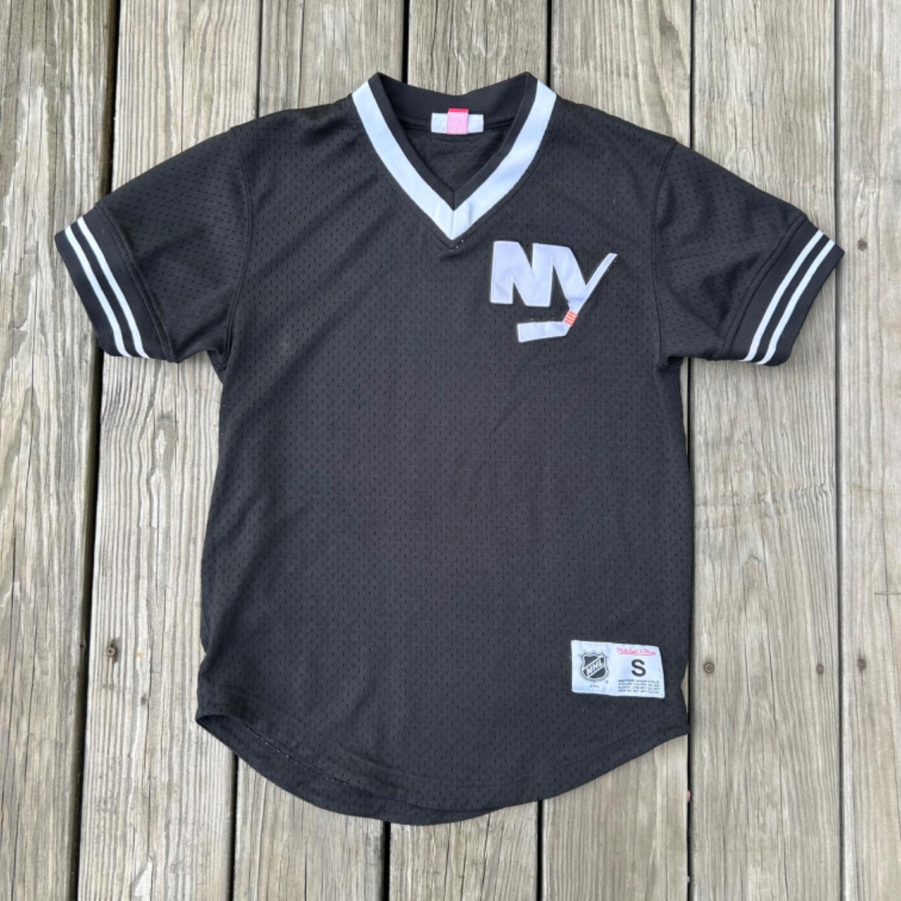 Mitchell & Ness Men's Top - Black/Grey - S – mitchell and ness new york islanders jersey …
