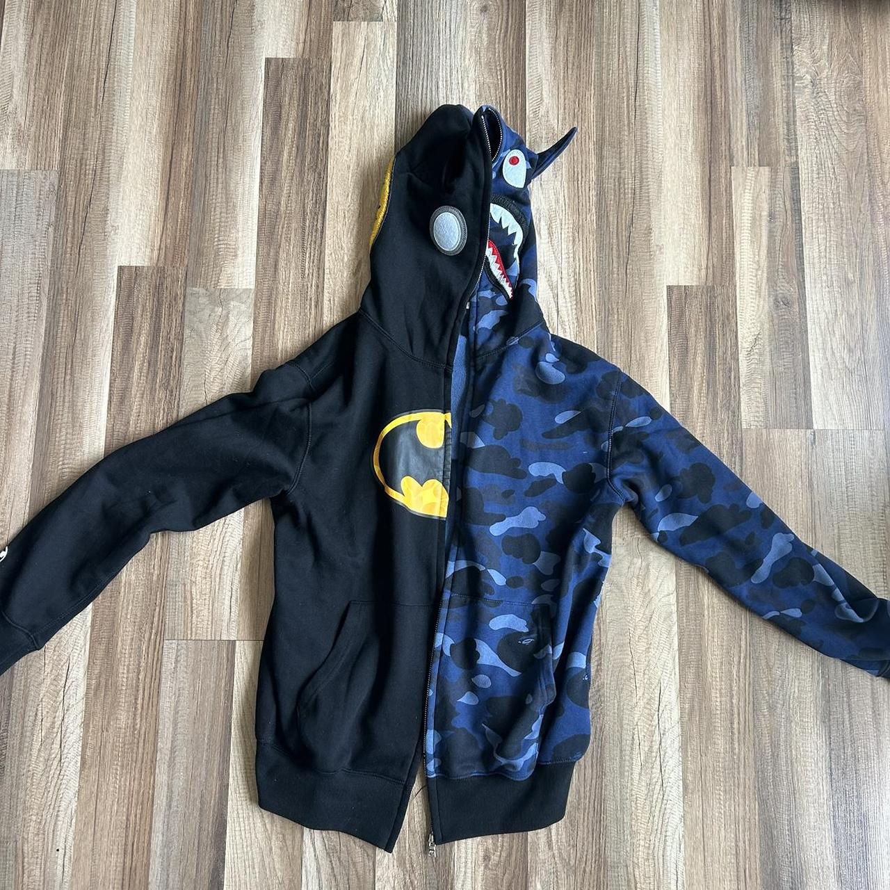 Bape batman hoodie hotsell