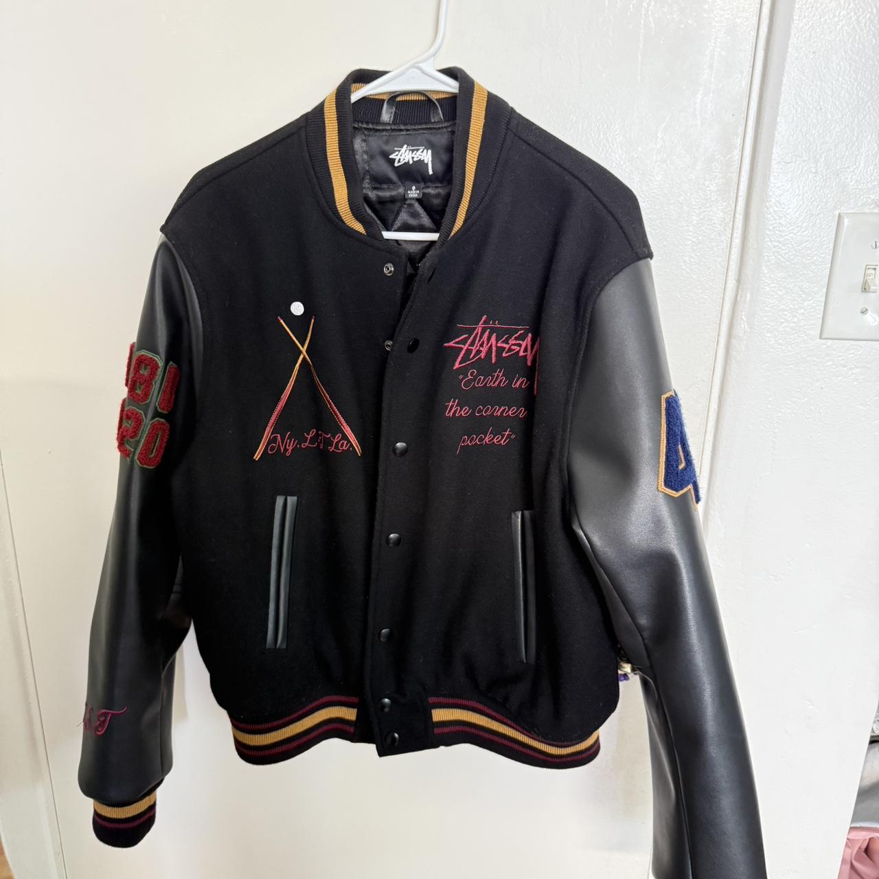 Stussy varsity-jacket - Depop