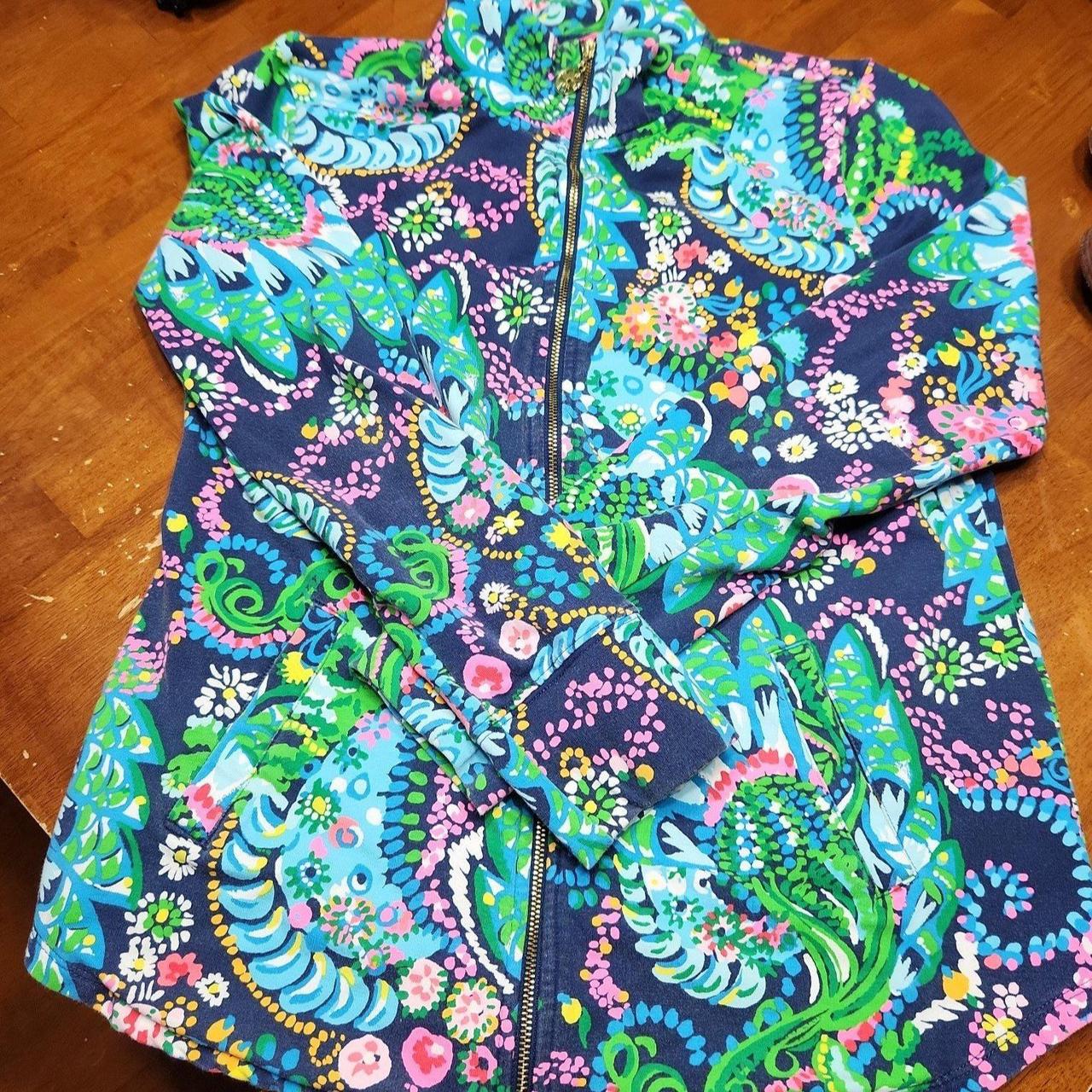 Lilly Pulitzer Leona zip up shops like new