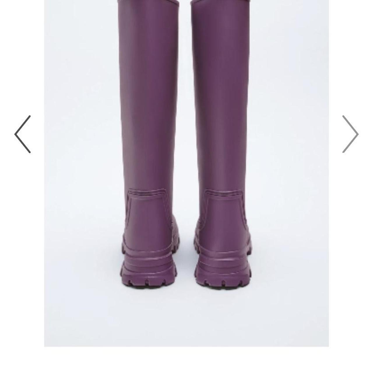 Zara hotsell purple boots