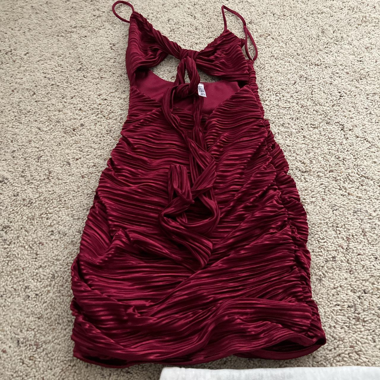 Red Lucy in the sky cutout dress size xs worn... Depop