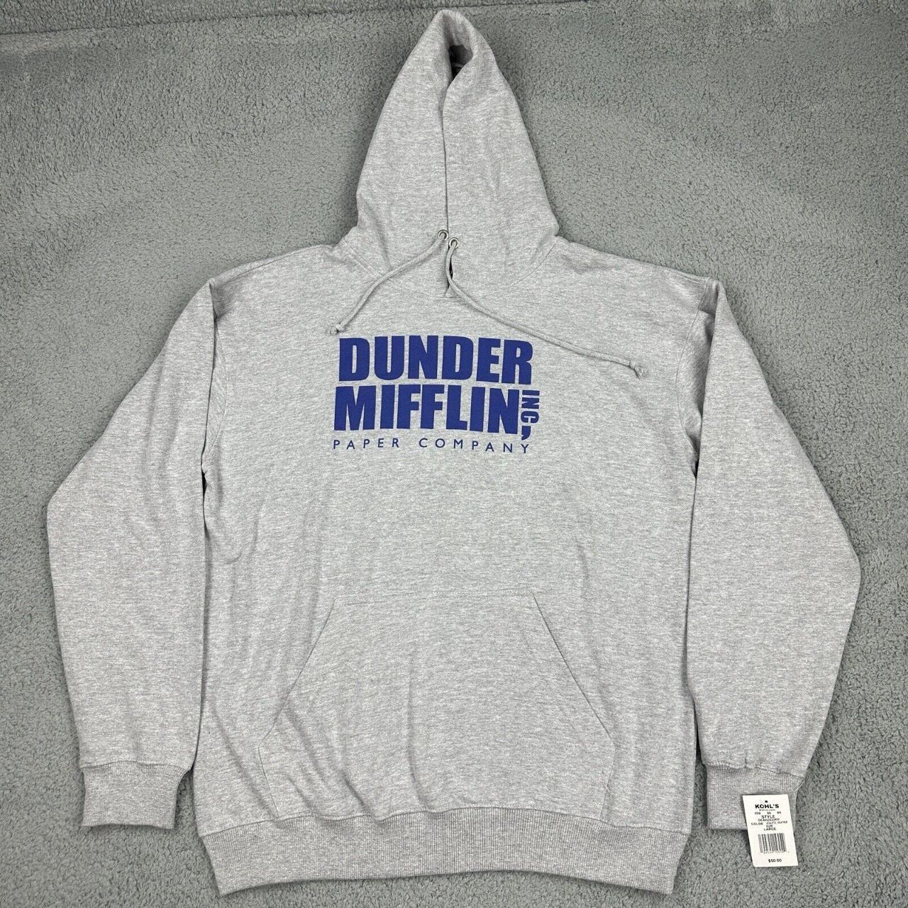 The Office Dunder Mifflin Hoodie Mens Large Heather Depop