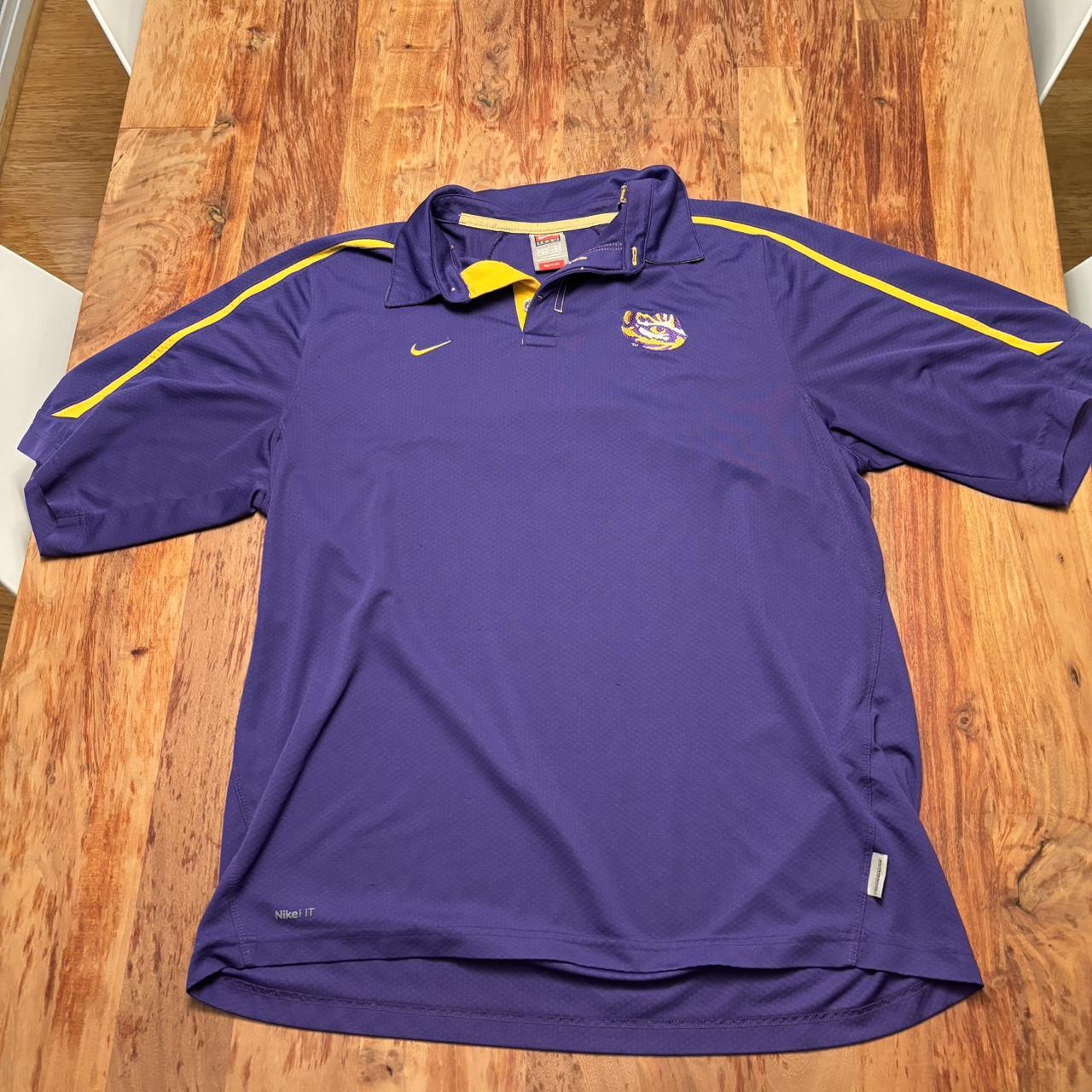 nike lsu men's polo
