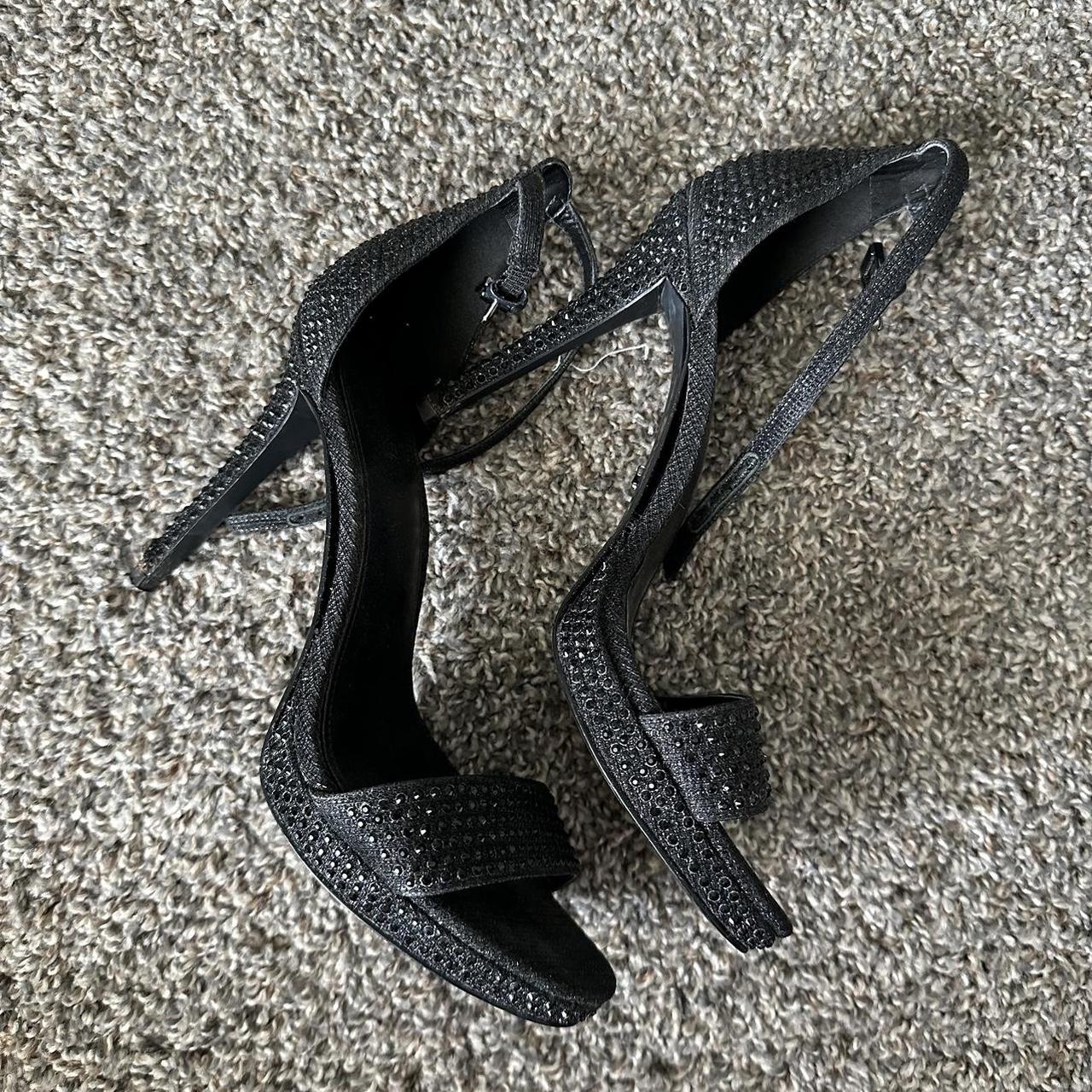 Michael kors black sparkly heels on sale