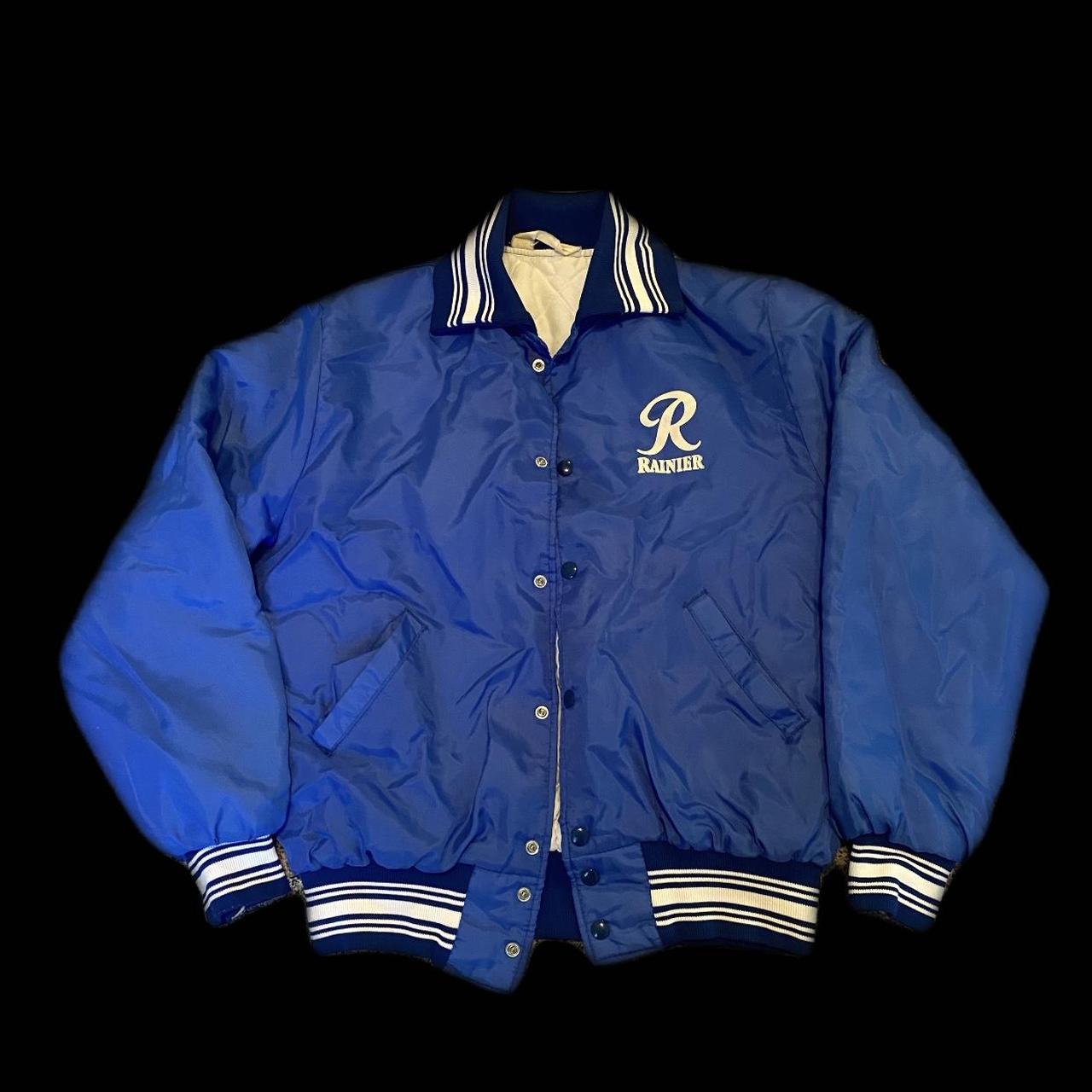 Urban Outfitters Vintage Starter Kansas City Royals Varsity Jacket in Blue  for Men