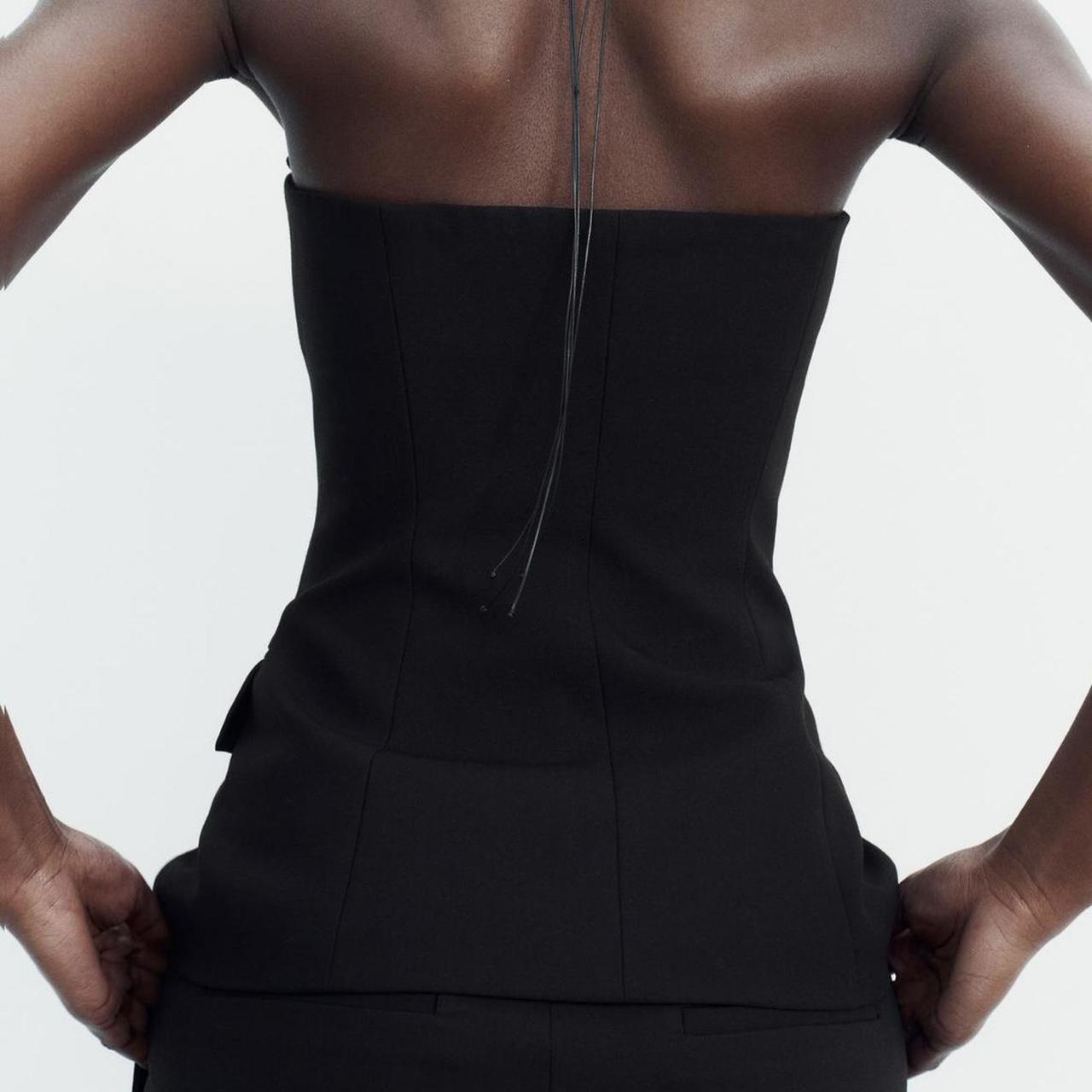 Bustier Zara Haut Noir Zara Black Corset Top Corset