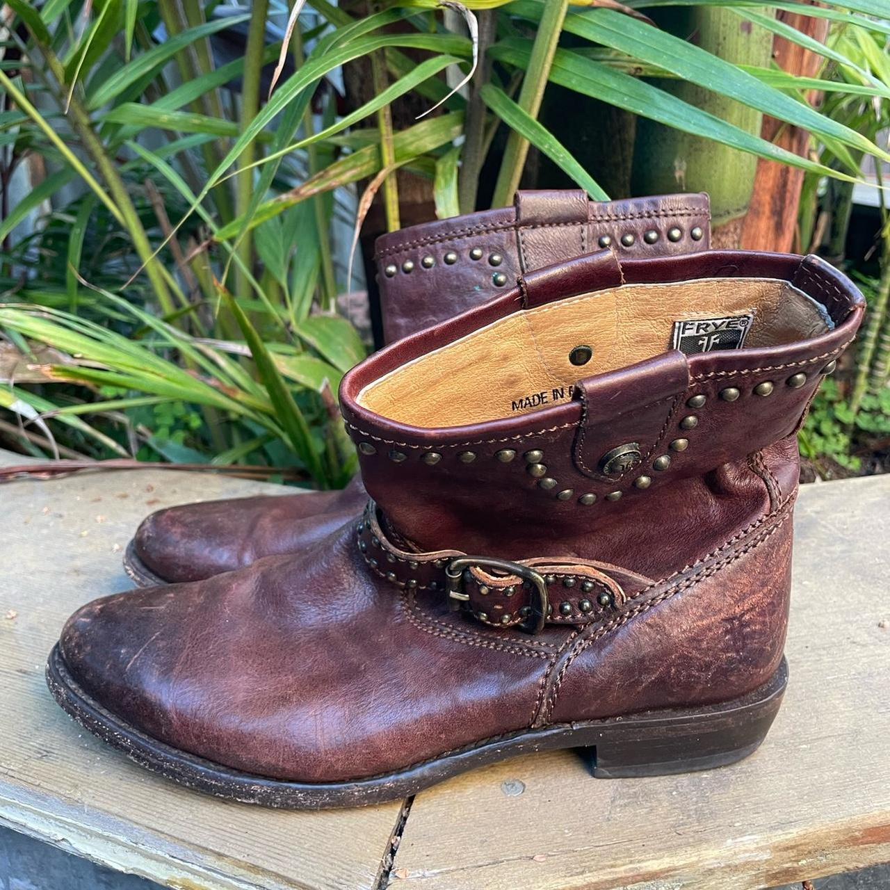 Frye oxblood outlet boots