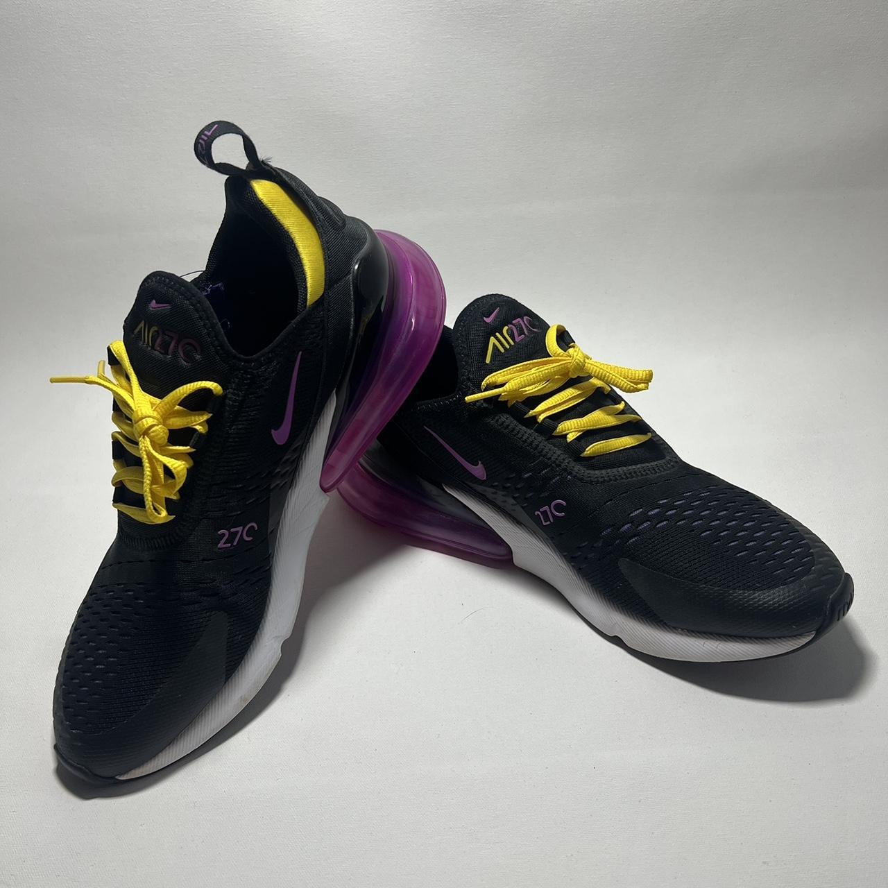 Air max 270 purple best sale and yellow