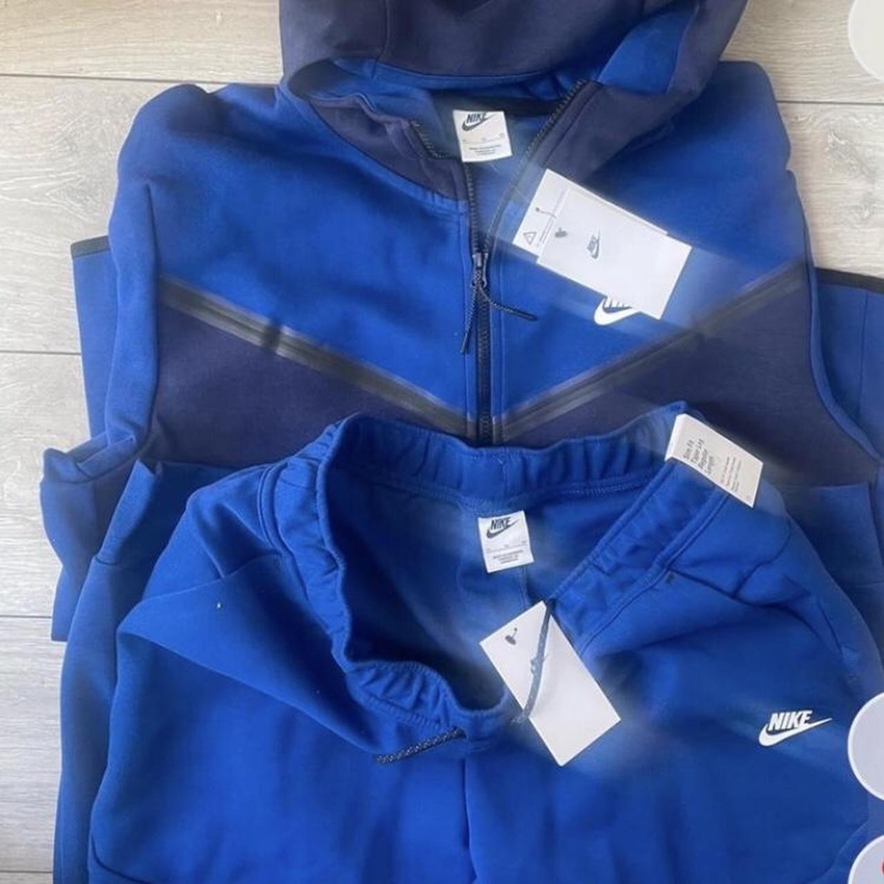 mens nike tech blue