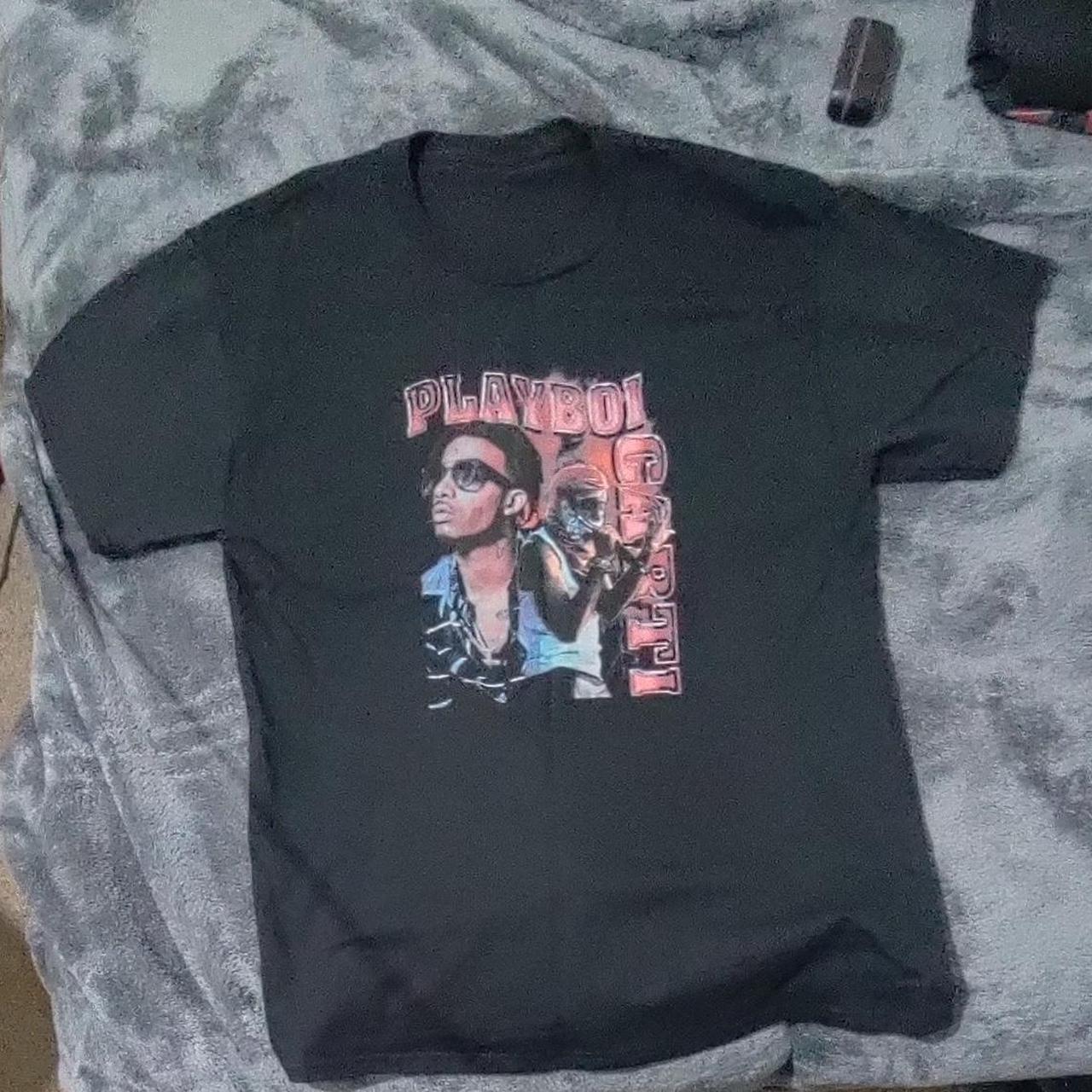 Playboi carti t shirt Size-medium Color-black No... - Depop