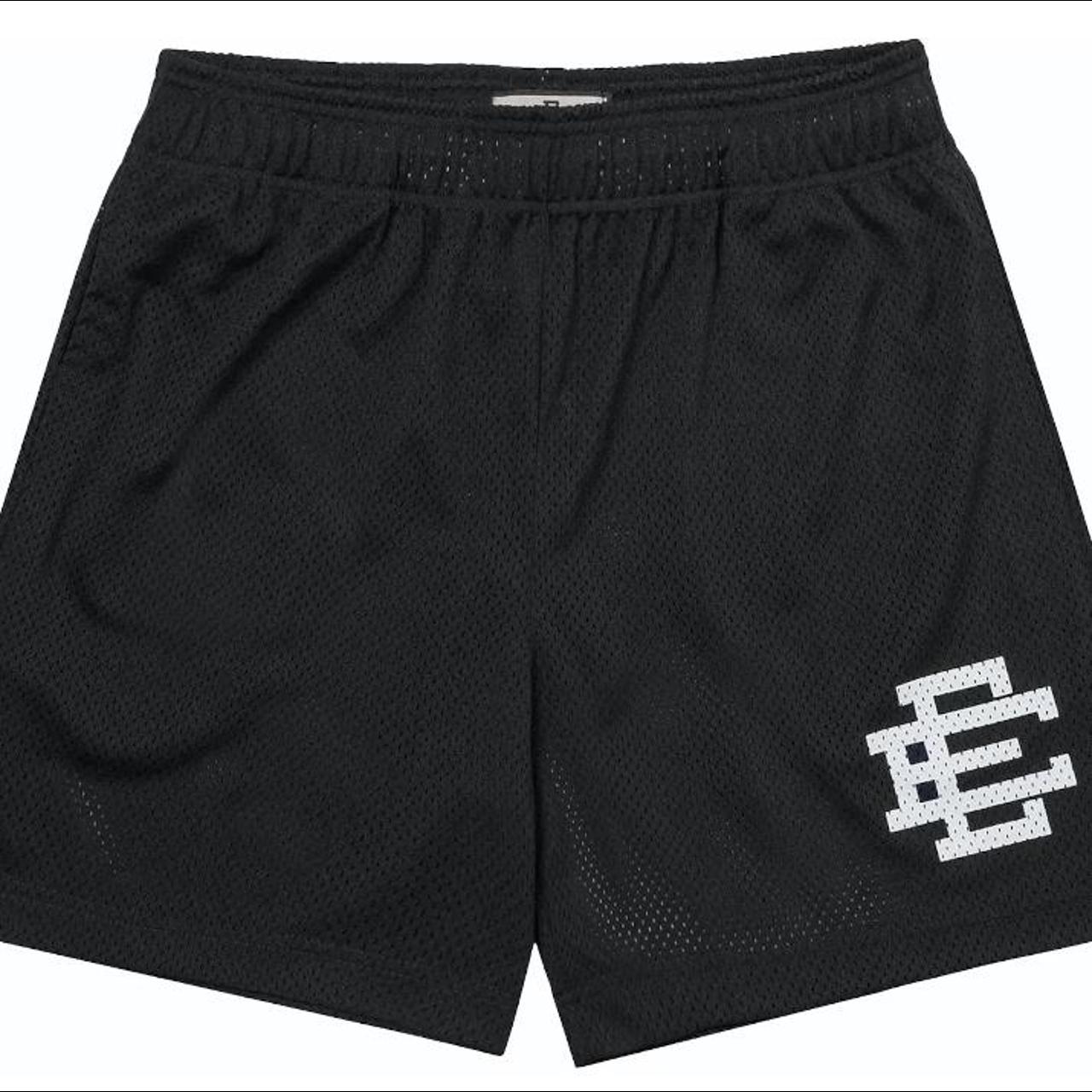 Small Eric Emanuel Shorts Black & White. y2k... Depop