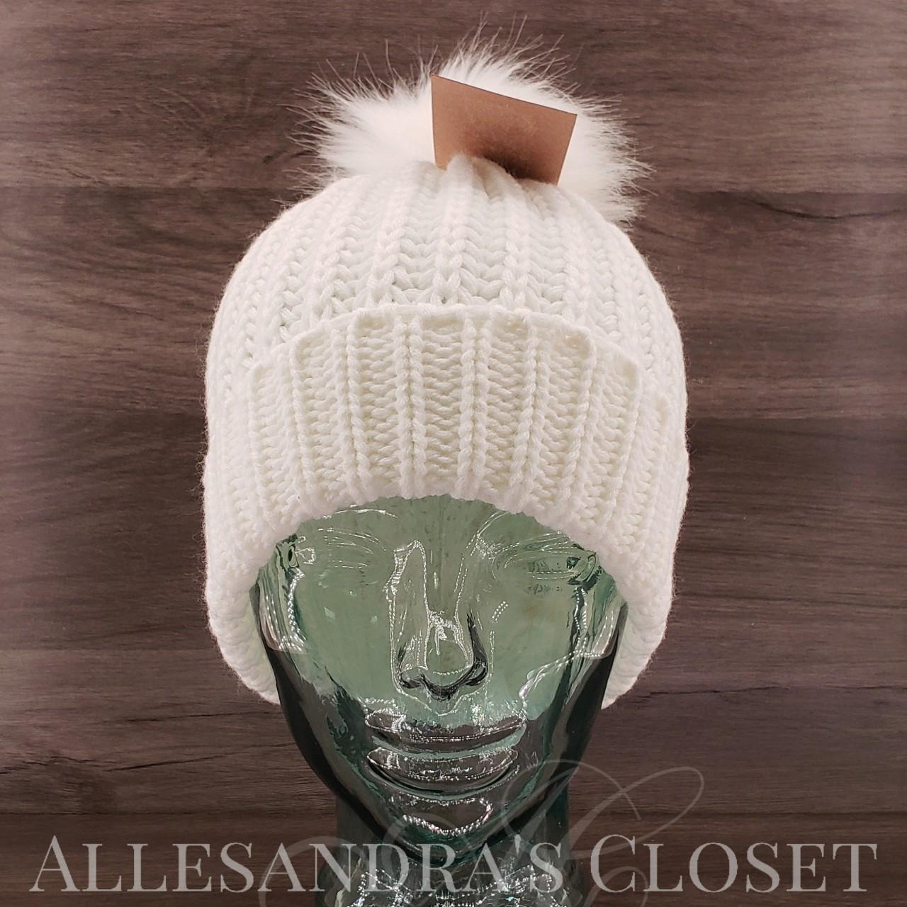 Chaos Hat Beanie Women's Knit Cuffed Pom