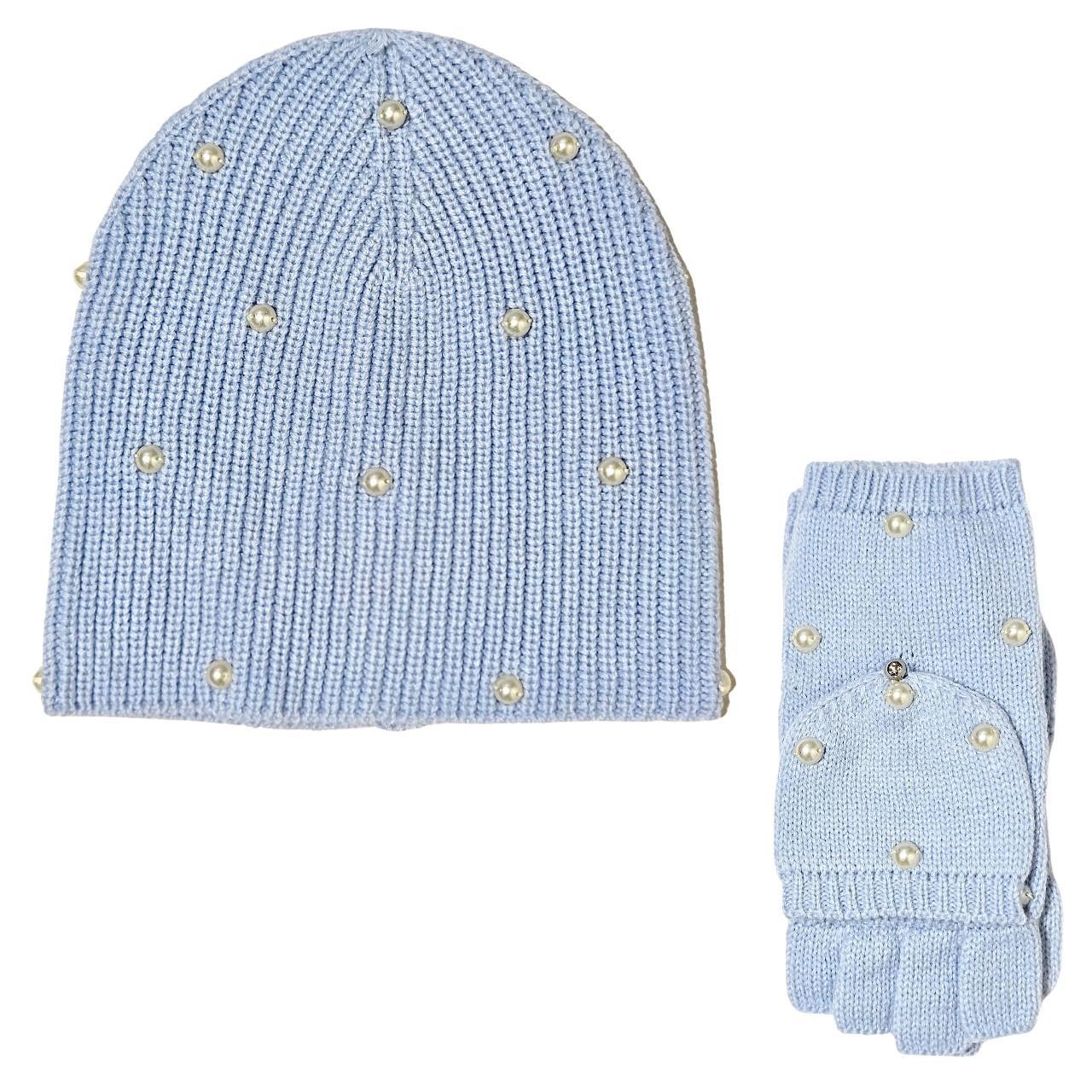 Kate Spade weekend outlet beanie blue