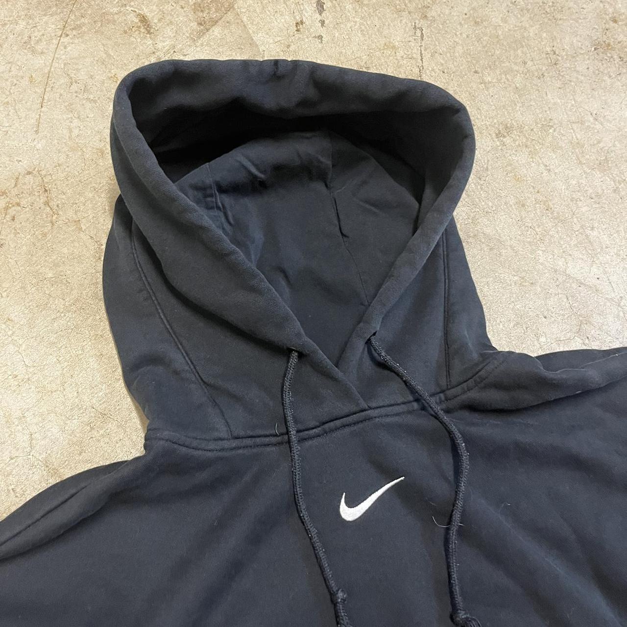 Middle Swoosh Cropped Nike Hoodies Size XS Good... - Depop