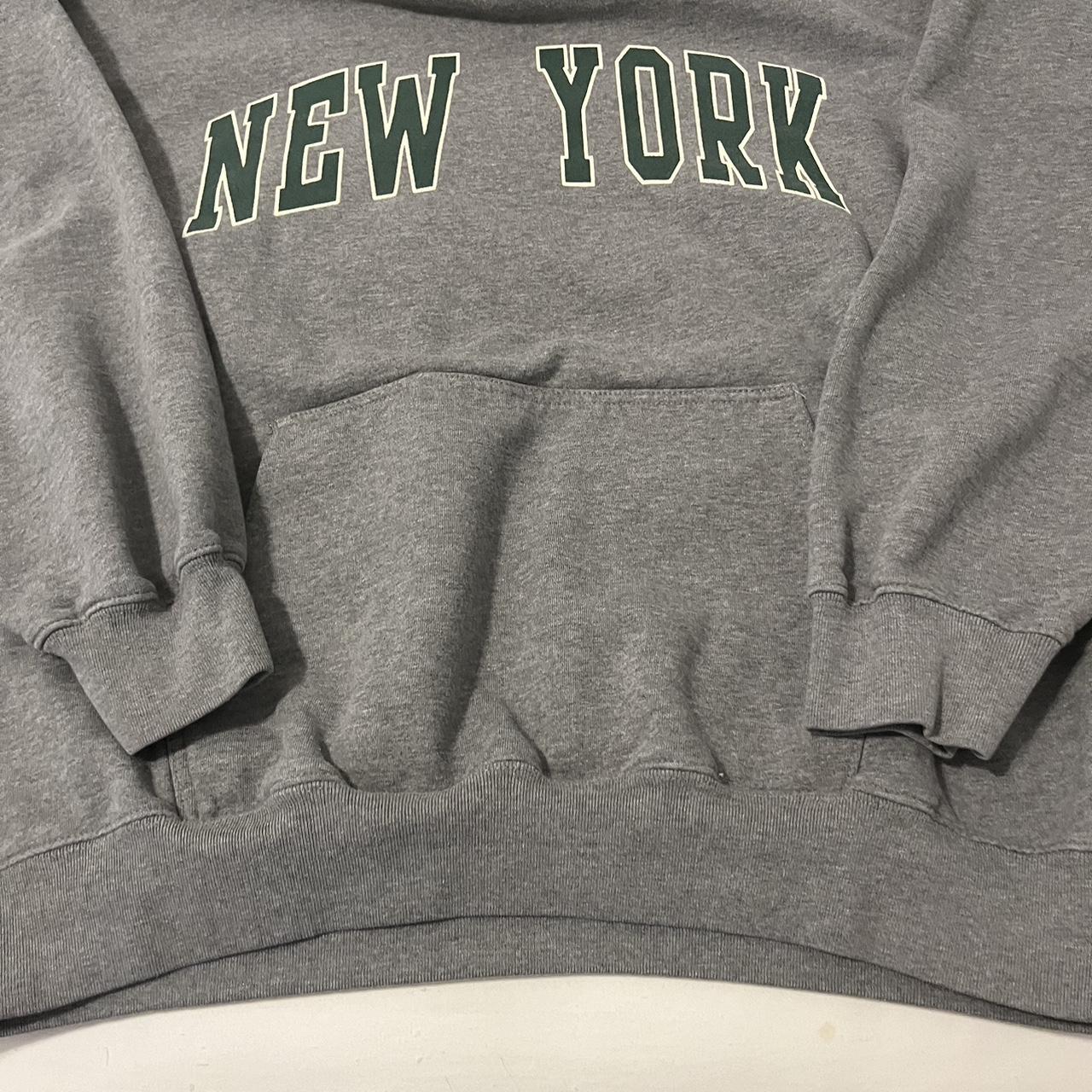 Brandy Melville Gray, New York Hoodie No... - Depop