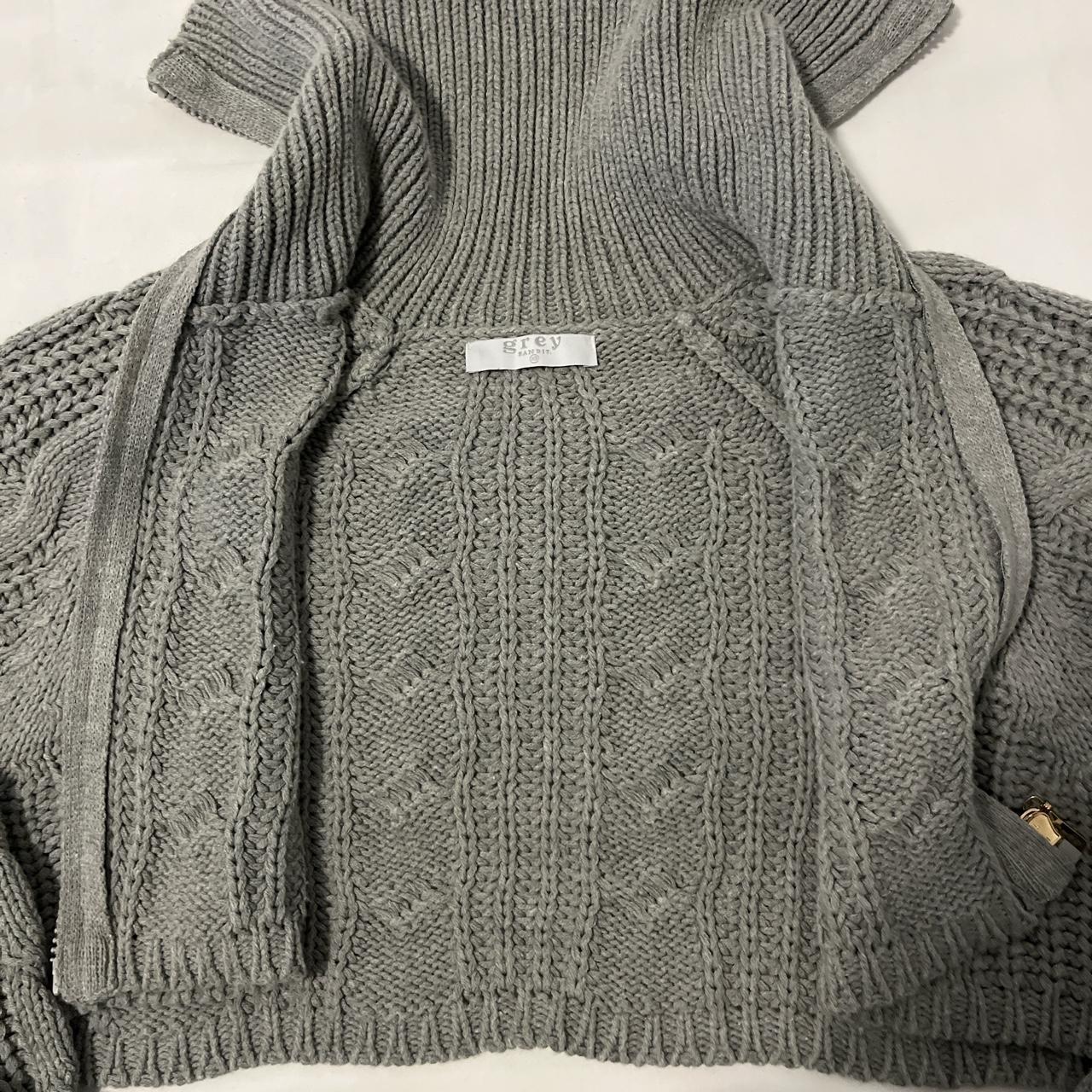 Grey Bandit Oakley Zip-Up Sweater X-small Has thumb... - Depop