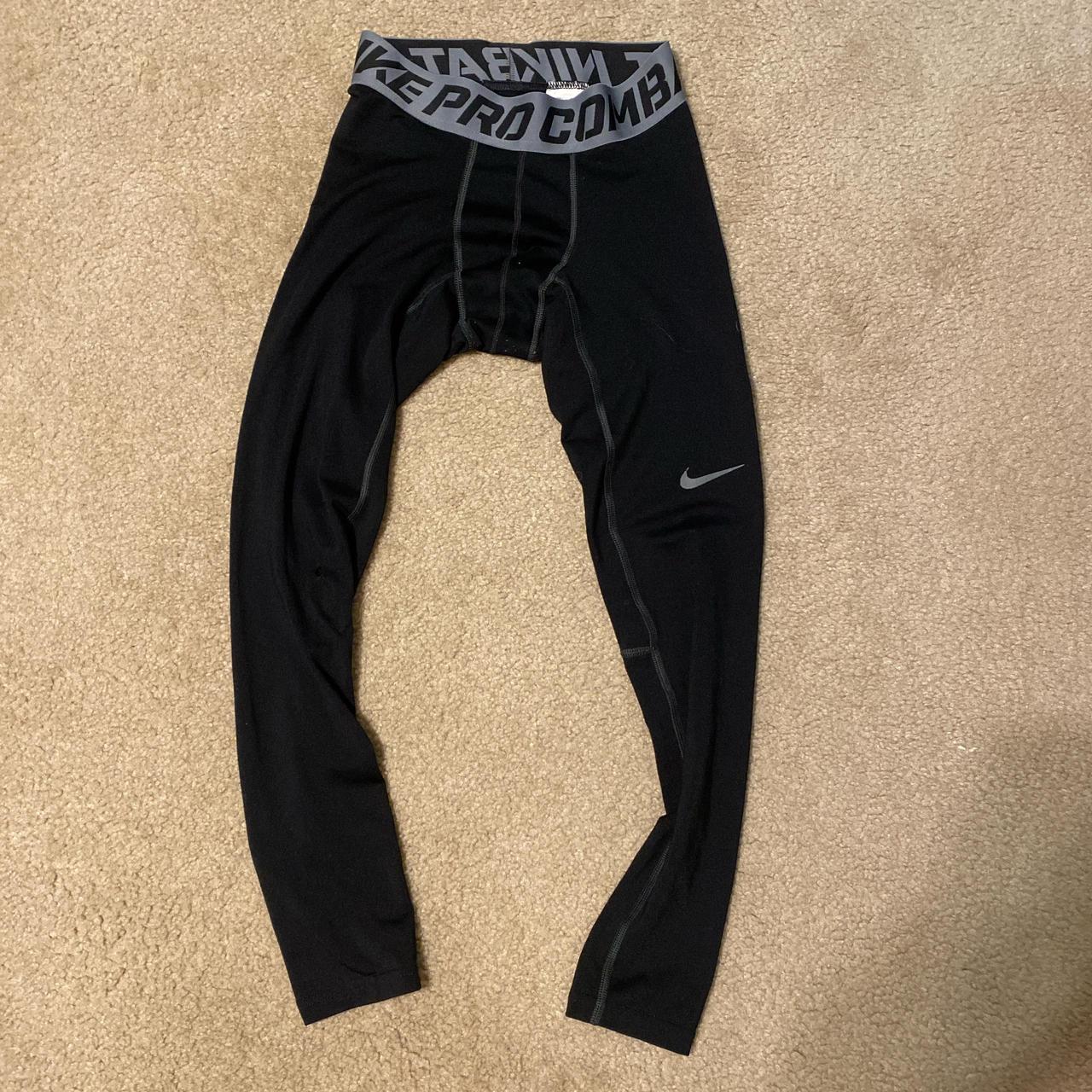 Nike pro combat leggings Small hole in knee area Depop