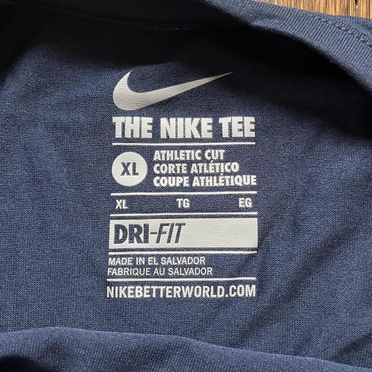 Navy US Baseball Dri-Fit Nike T Shirt -no flaws,... - Depop