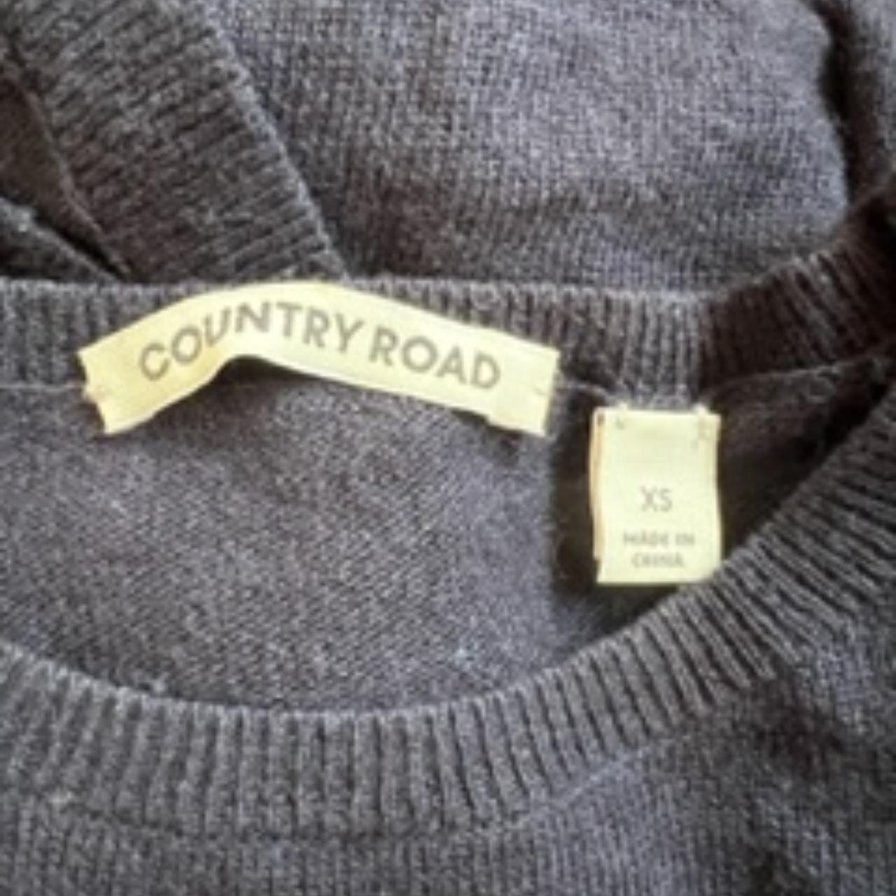 Country Road Navy Jumper Size XS Depop