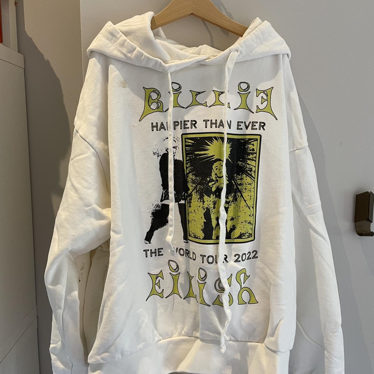 billie eilish ‘happier than ever’ tour hoodie... - Depop